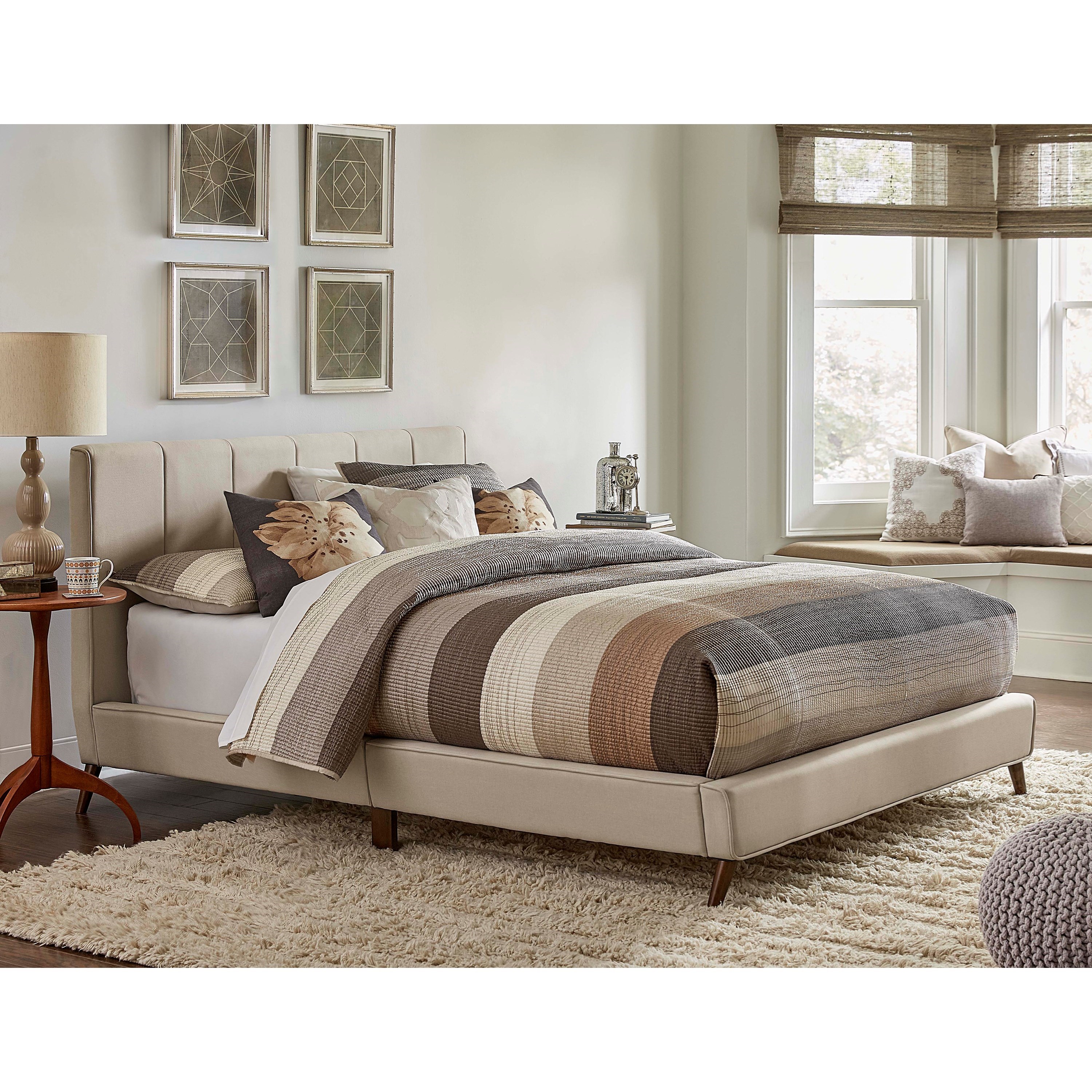 Hillsdale sales upholstered bed